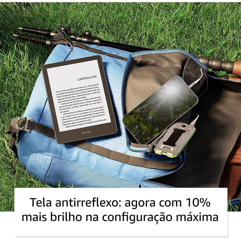 Kindle 11 Geração Paperwhite, 8GB, Preto, Iluminação integrada